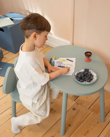 Mouse set kinderstoel + tafel - Olijfgroen - Nofred