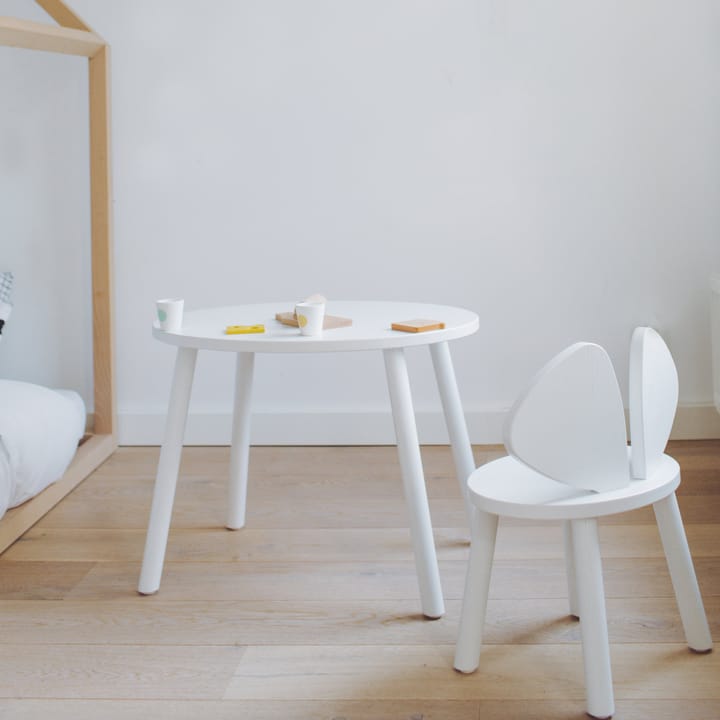 Mouse Table kindertafel, Wit Nofred
