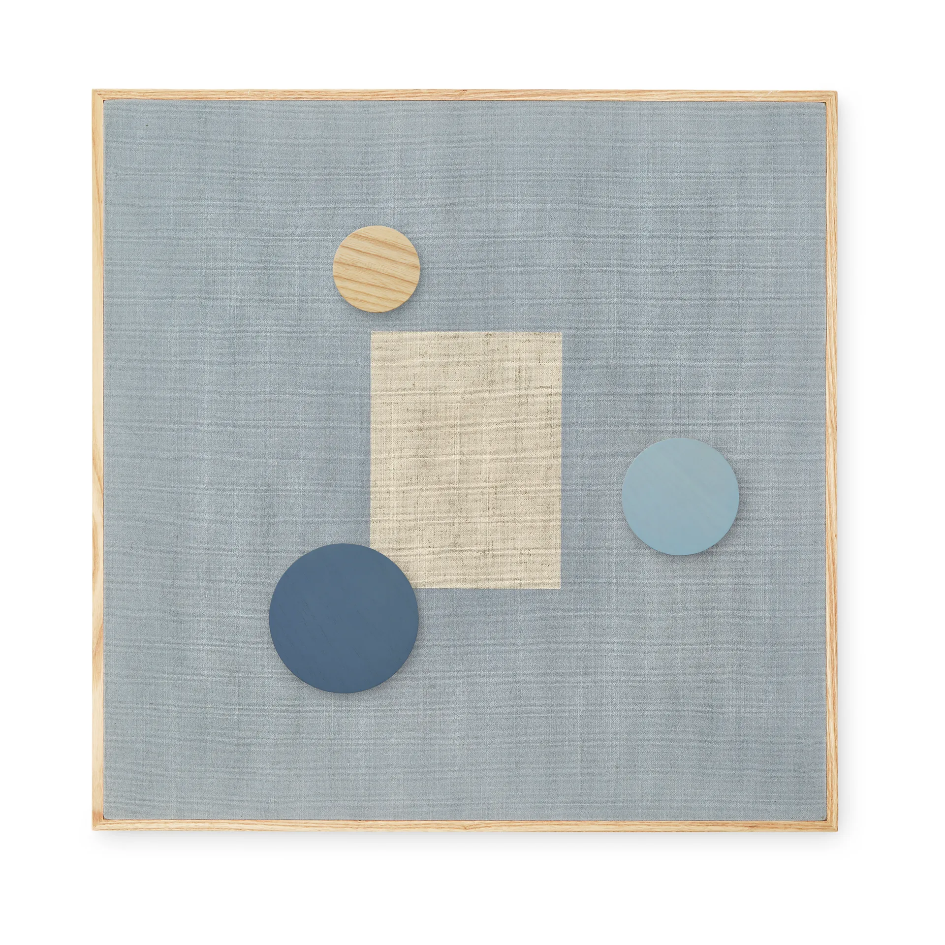 Noticeboard magneetbord + 3 magneten, Blauw Nofred