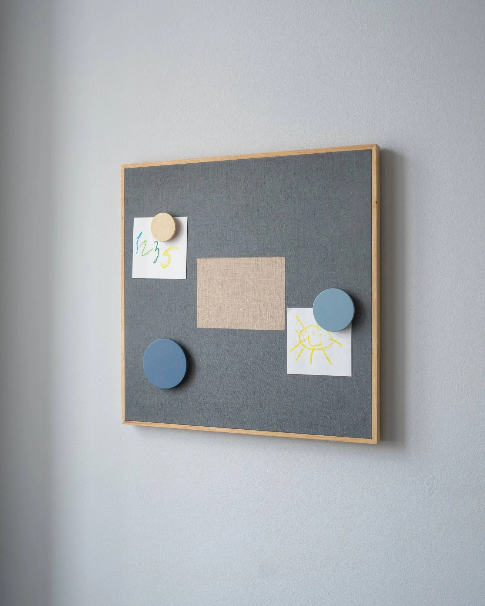 Noticeboard magneetbord + 3 magneten, Blauw Nofred