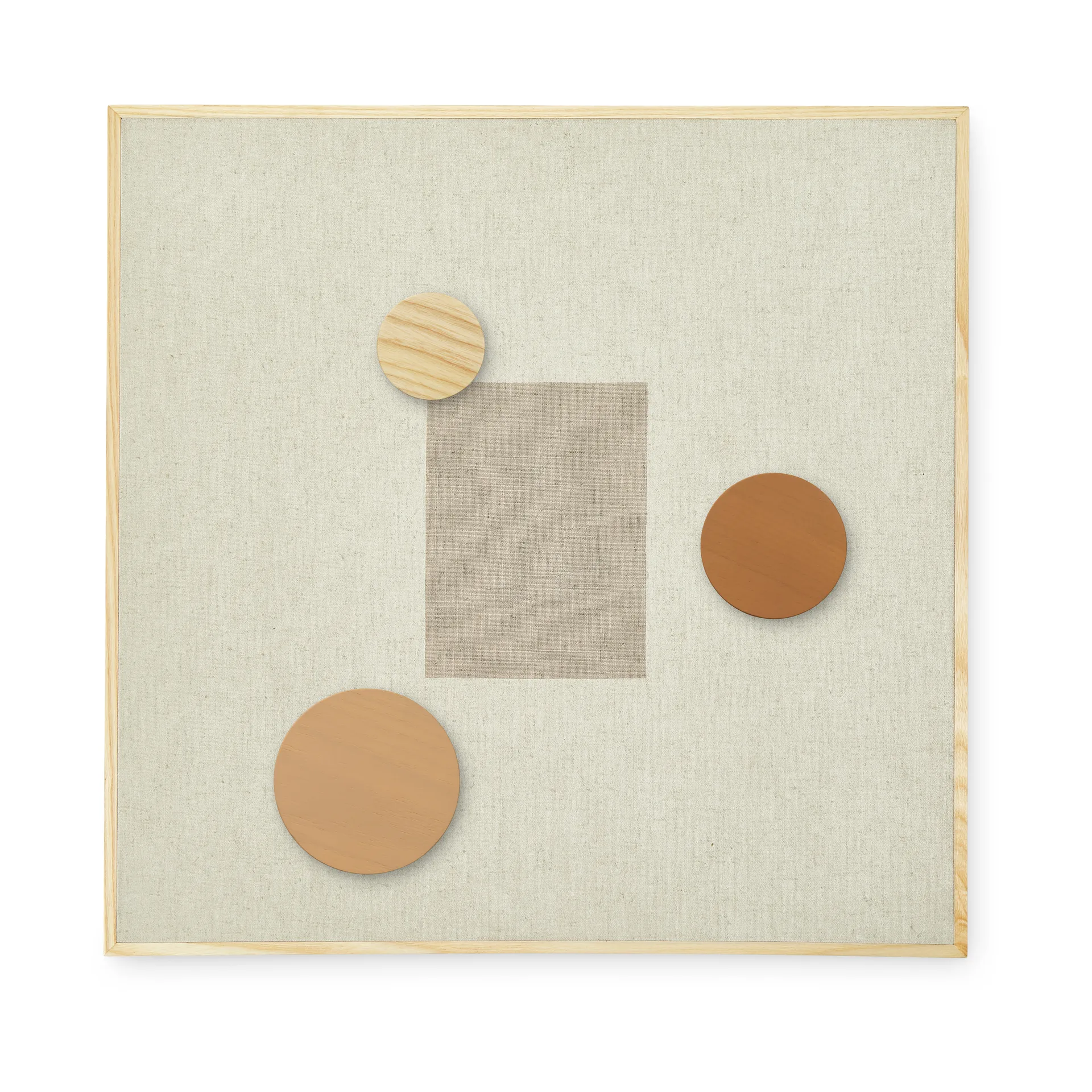 Noticeboard magneetbord + 3 magneten, Zand Nofred