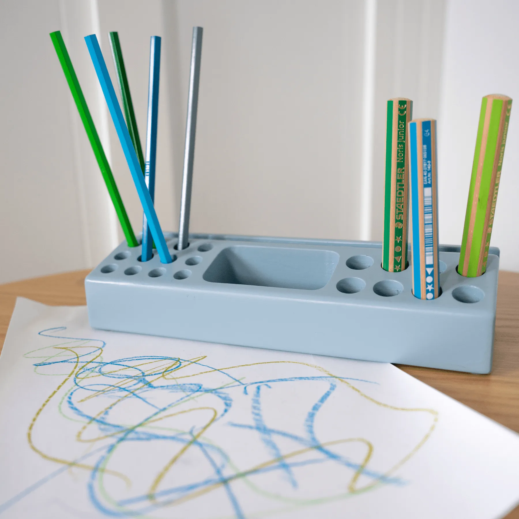 Penholder pennenbak, Blauw Nofred