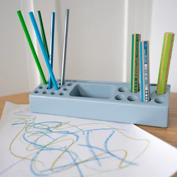 Penholder pennenbak - Blauw - Nofred