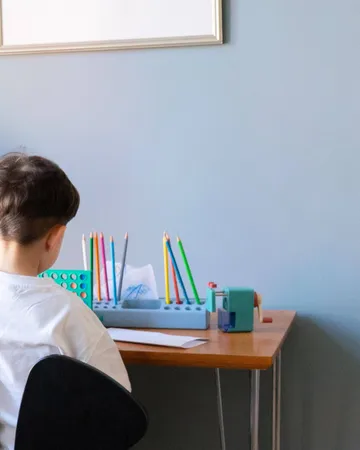 Penholder pennenbak - Blauw - Nofred