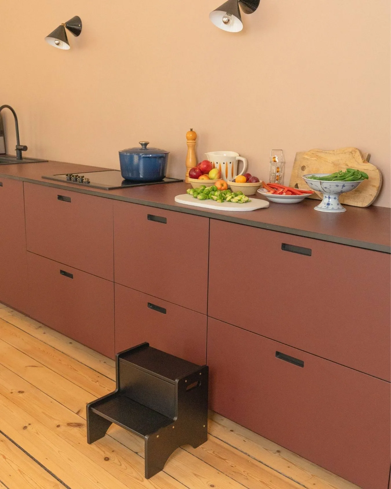 Step Up kinderkruk, Zwart Nofred