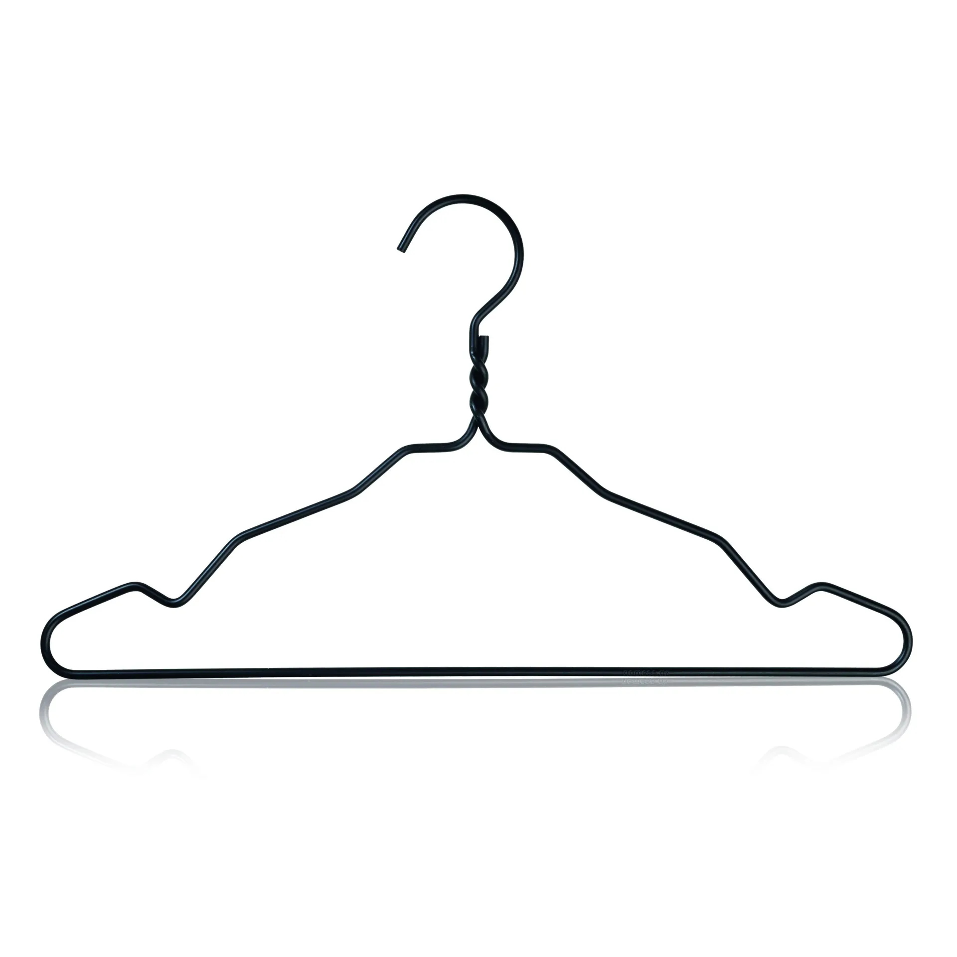 Alu kleerhanger 5-pack, zwart Nomess Copenhagen