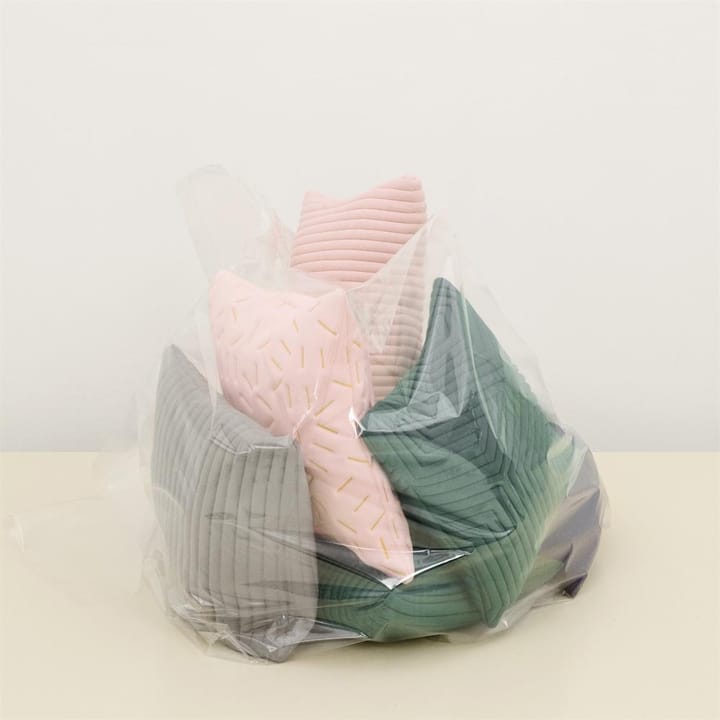 Linear memory kussen 45x45 cm, groen Nomess Copenhagen