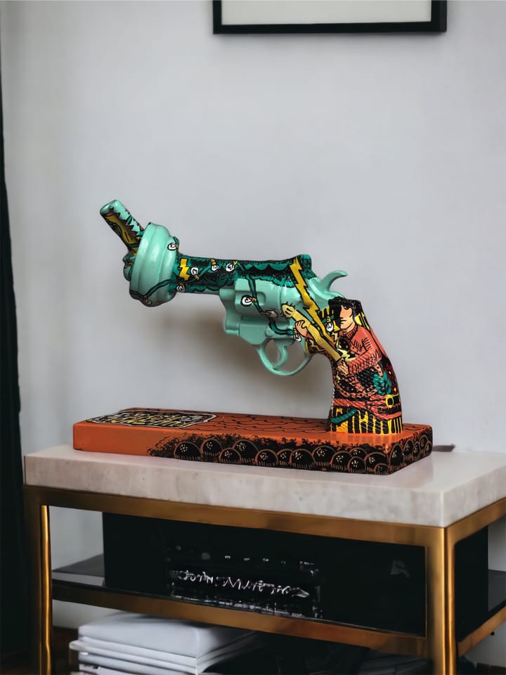 Peace n Luv dekoration 40 cm, Multi Non Violence