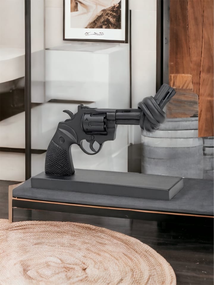 Soft black 19 cm, Zwart Non Violence