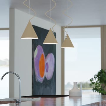 Castor hanglamp 20 cm - Beige-lichtbeige-zilver - Noon