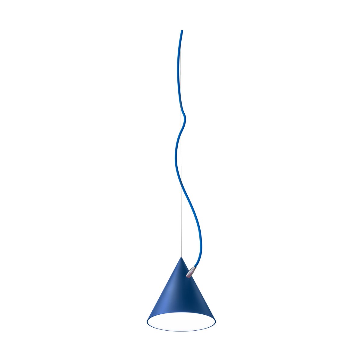 Noon Castor hanglamp 20 cm Blauw-blauw-zilver