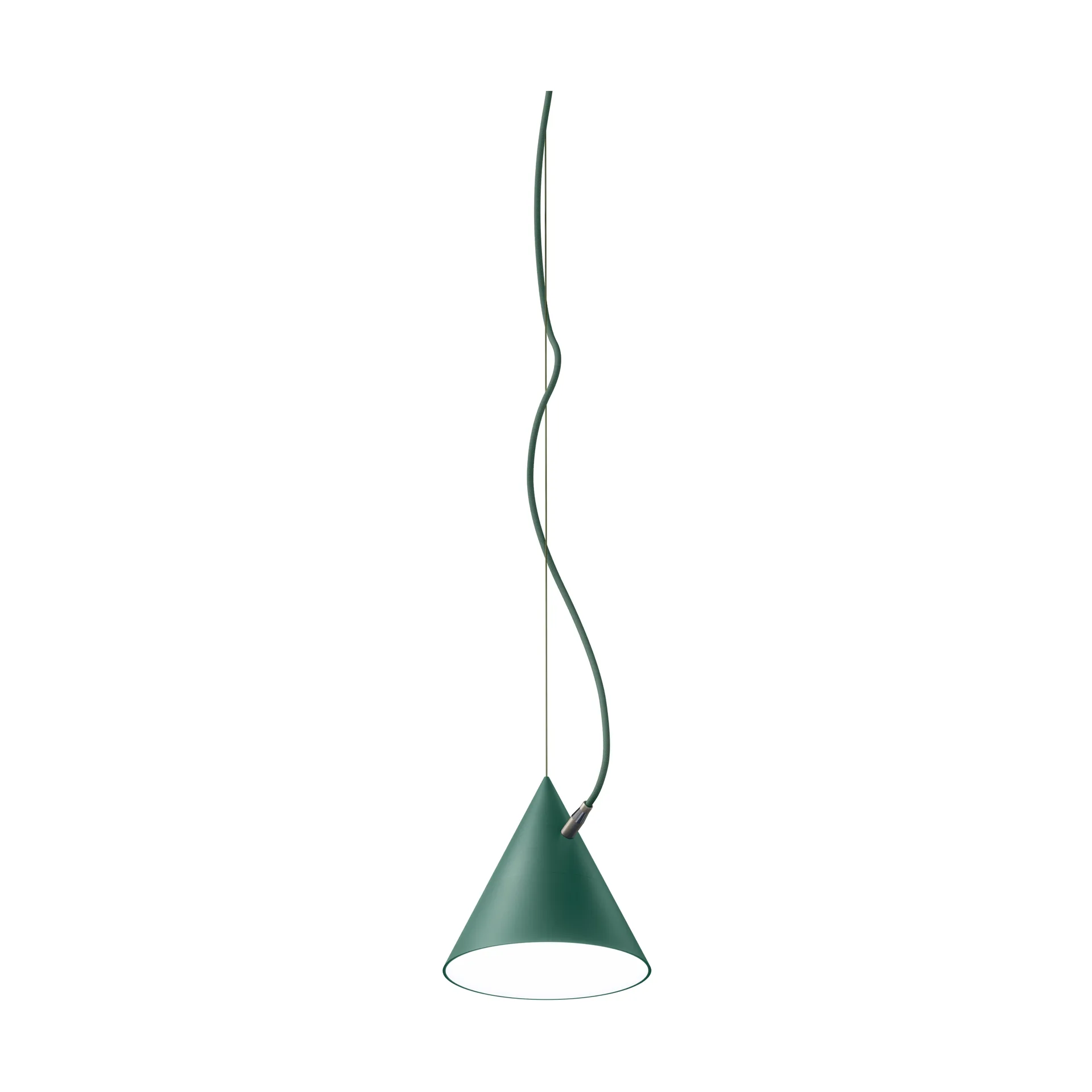 Castor hanglamp 20 cm, British racing green-donkergroen-messing Noon