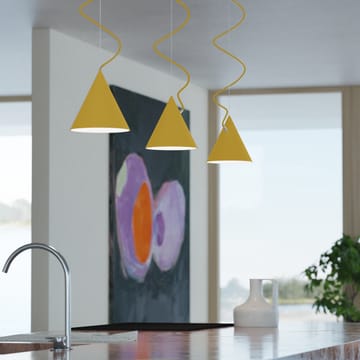 Castor hanglamp 20 cm - Goudgeel-zwavelgeel-messing - Noon