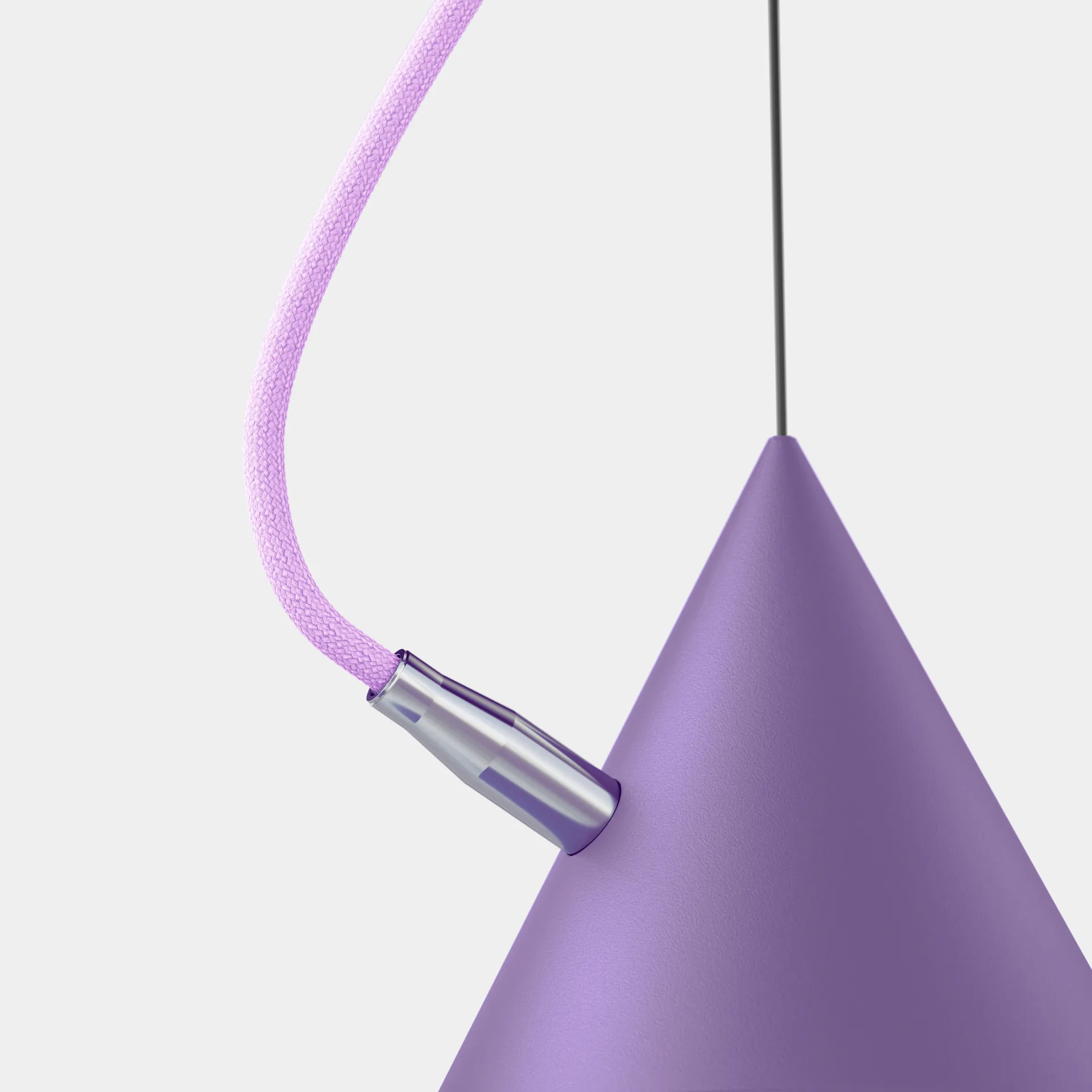 Castor hanglamp 20 cm, Lila-lila-zilver Noon