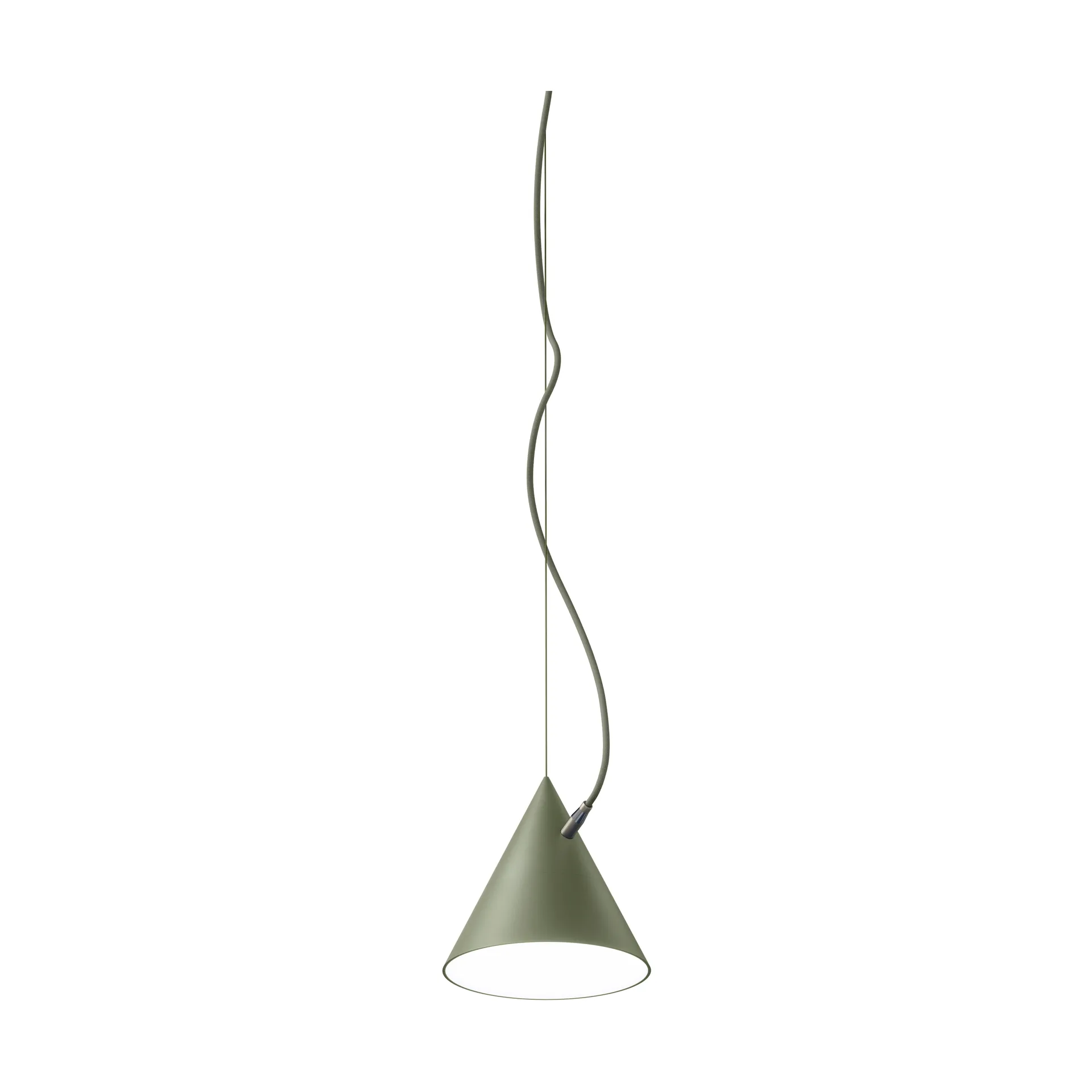 Castor hanglamp 20 cm, Militairgroen-groen-messing Noon