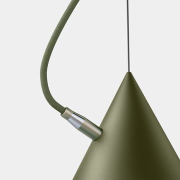 Castor hanglamp 20 cm - Militairgroen-groen-messing - Noon