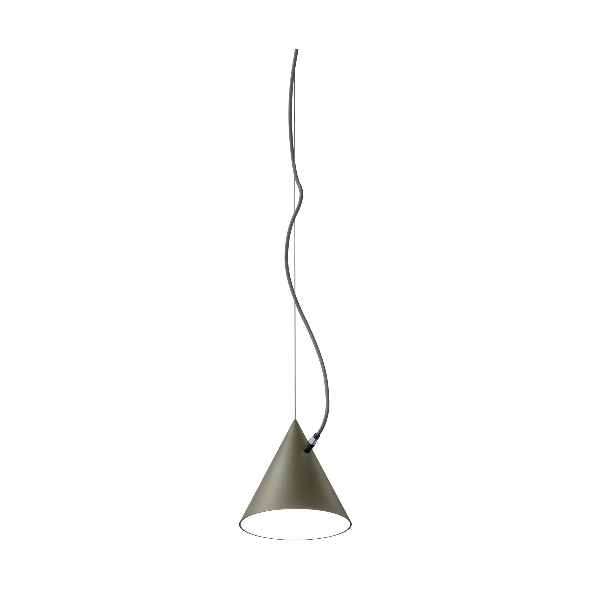 Castor hanglamp 20 cm, Olijfgrijs-donkergrijs-zwart Noon