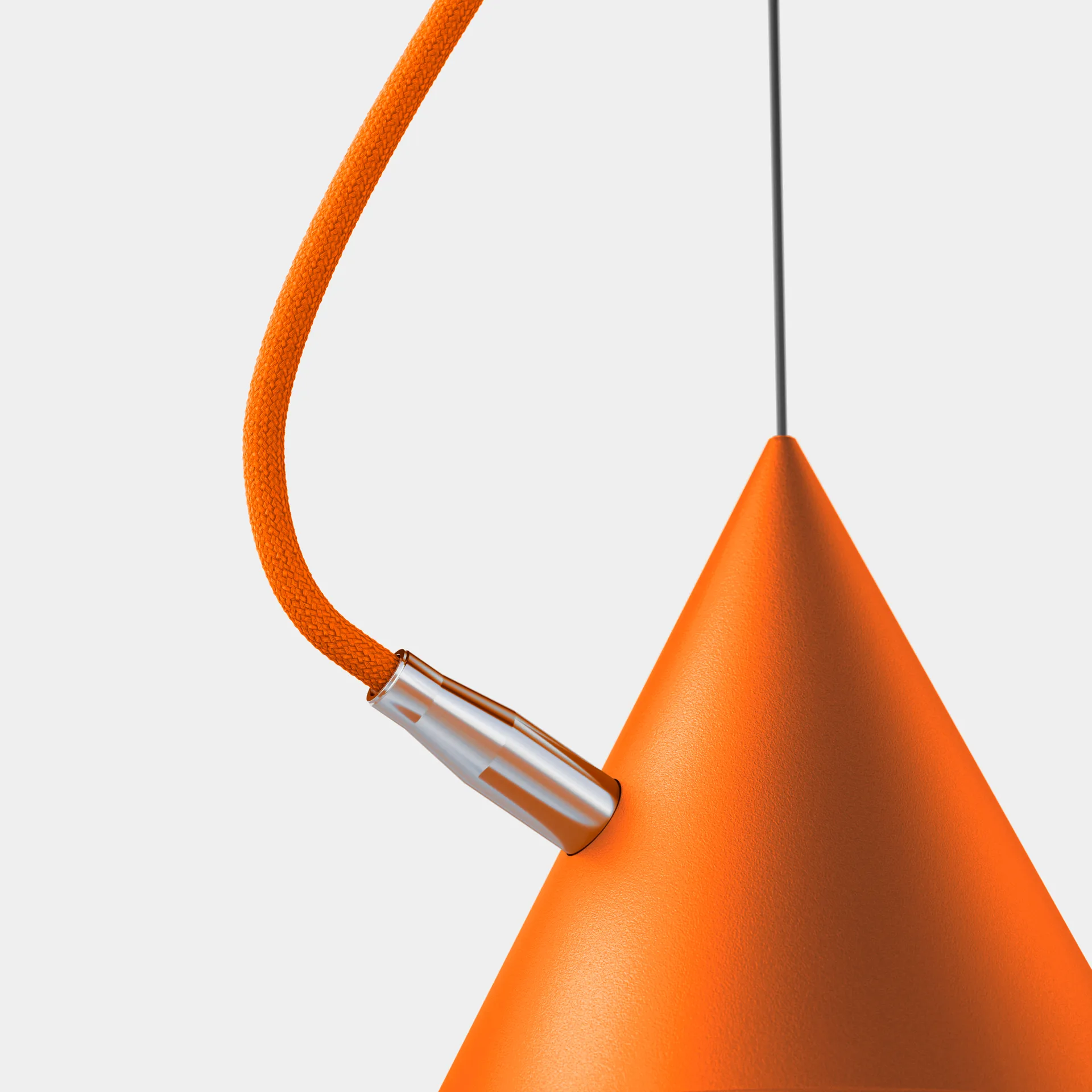 Castor hanglamp 20 cm, Oranje-oranje-zilver Noon