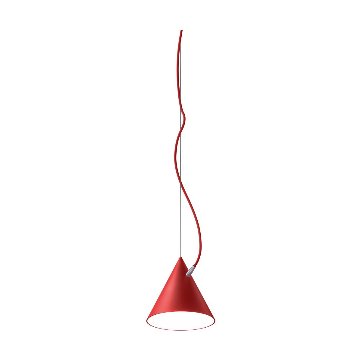 Noon Castor hanglamp 20 cm Rood-rood-zilver