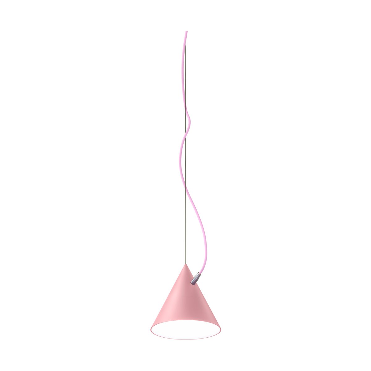 Noon Castor hanglamp 20 cm Roze-roze-zilver