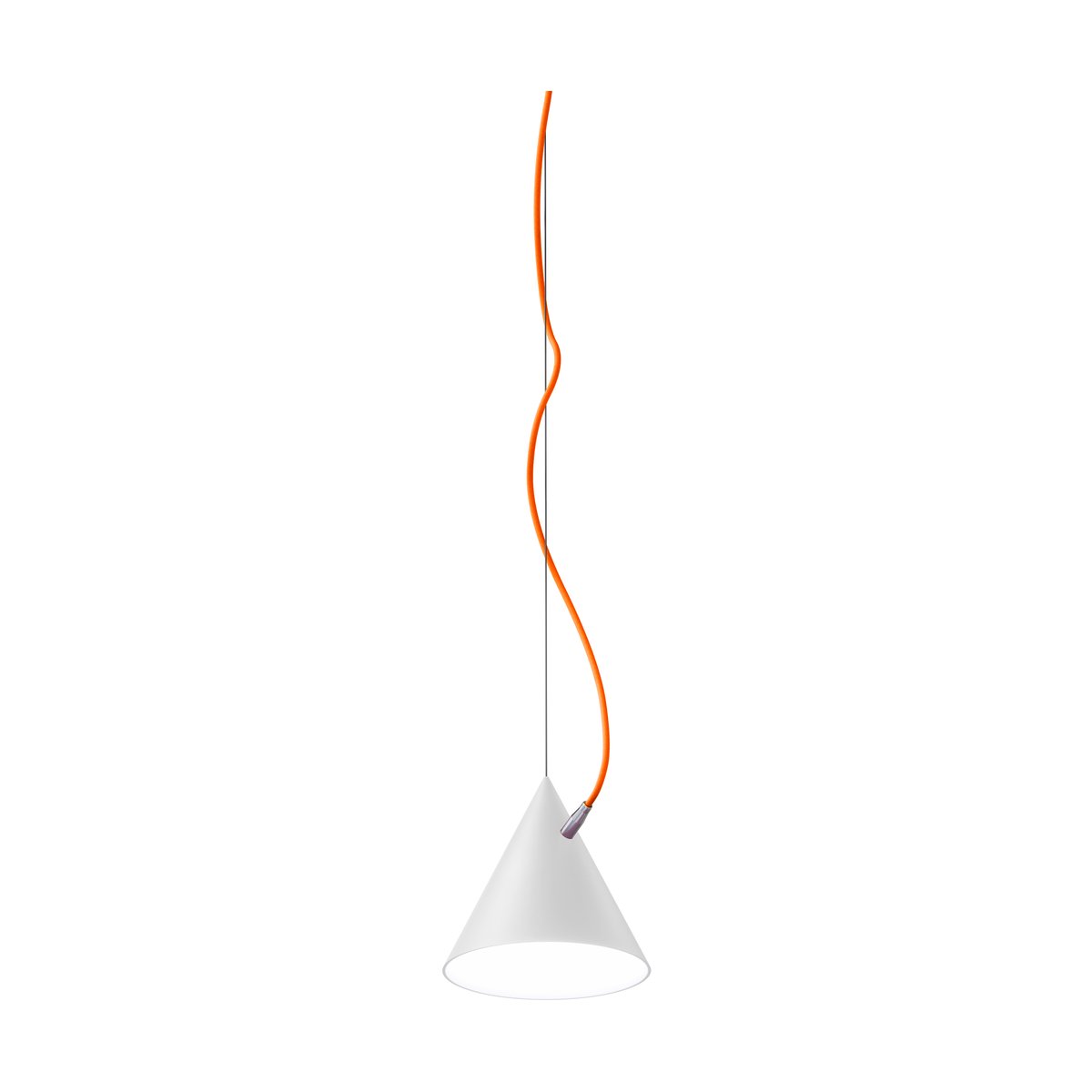 Noon Castor hanglamp 20 cm Wit-oranje-zilver