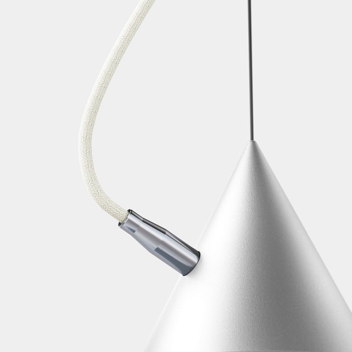 Castor hanglamp 20 cm - Wit-wit-zilver - Noon