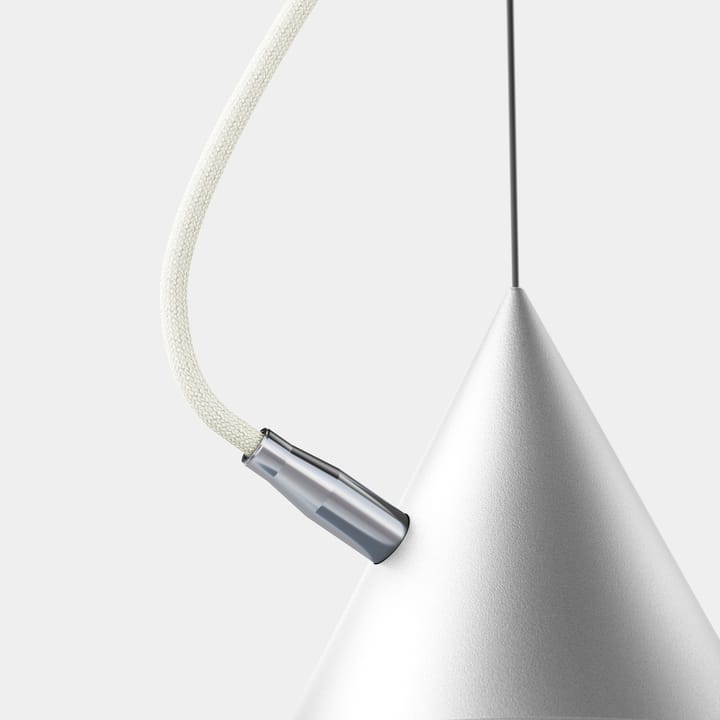 Castor hanglamp 20 cm, Wit-wit-zilver Noon