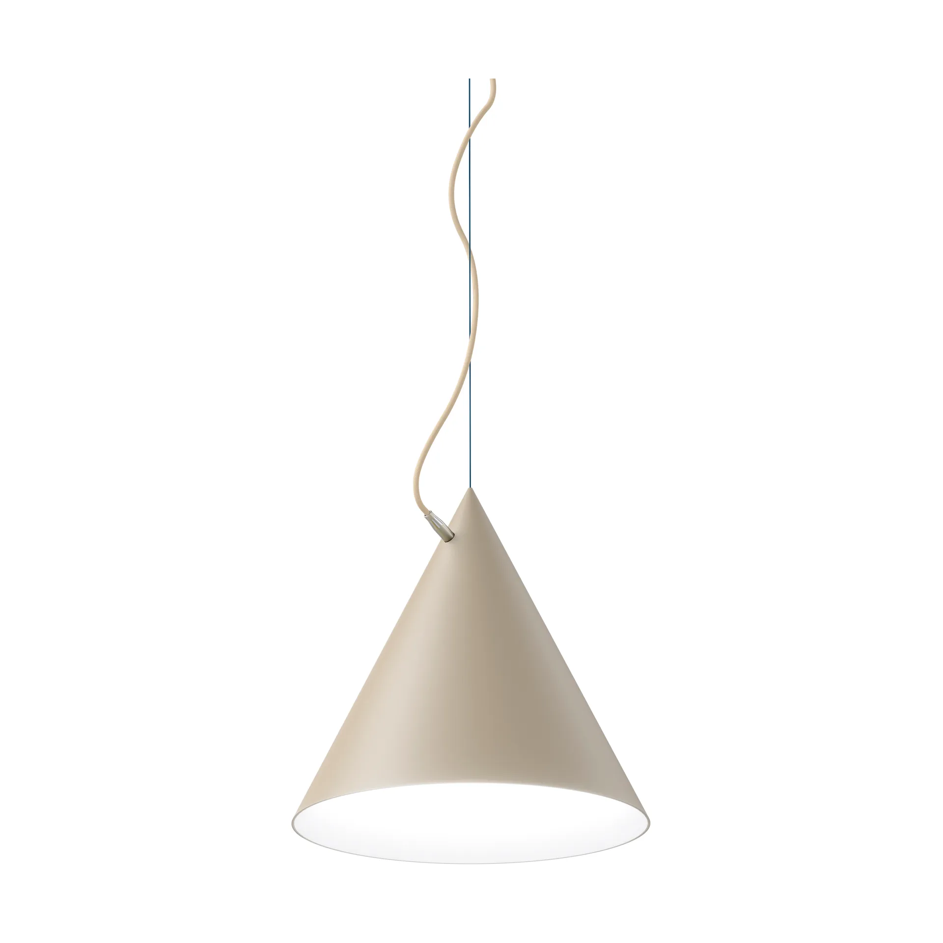 Castor hanglamp 40 cm, Beige-lichtbeige-zilver Noon