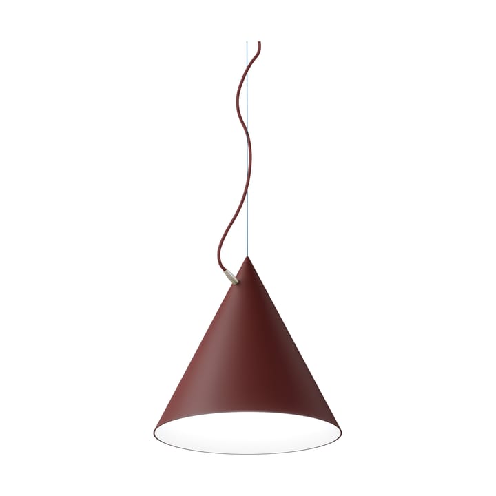 Castor hanglamp 40 cm - Bordeauxrood-donkerrood-messing - Noon