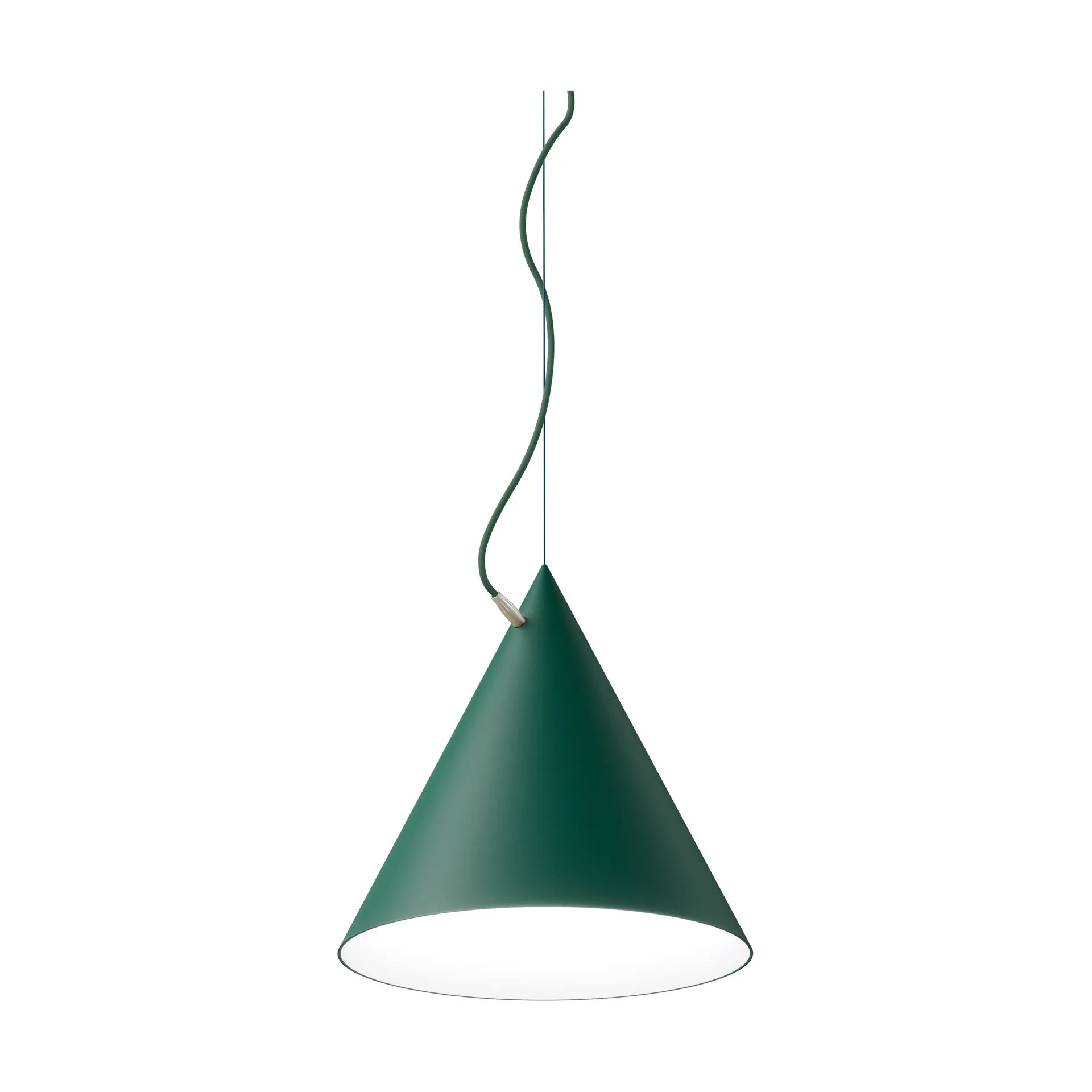 Castor hanglamp 40 cm, British racing green-donkergroen-messing Noon