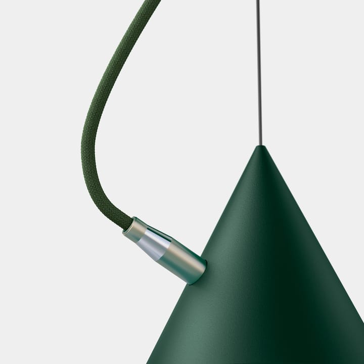 Castor hanglamp 40 cm - British racing green-donkergroen-messing - Noon