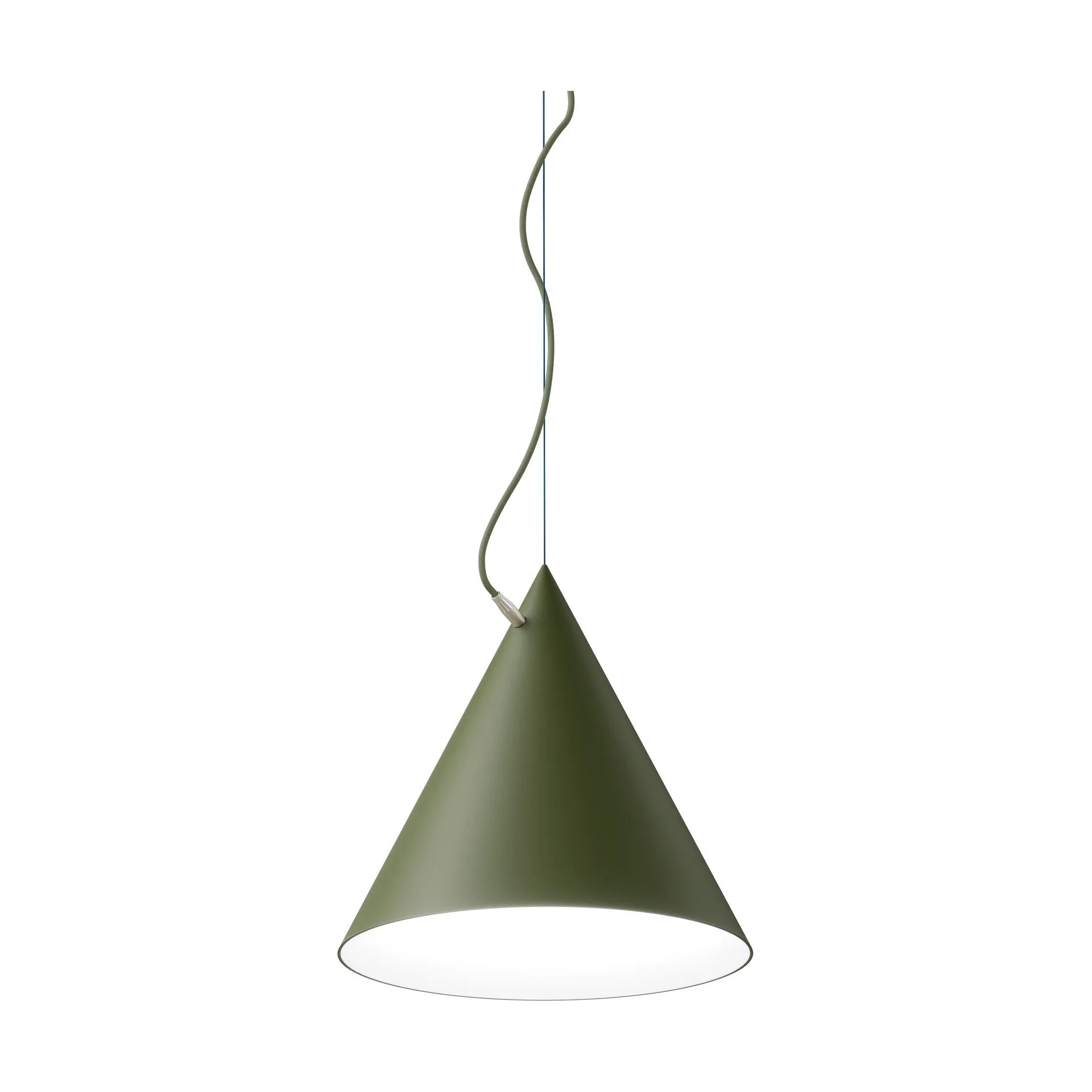 Castor hanglamp 40 cm, Militairgroen-groen-messing Noon