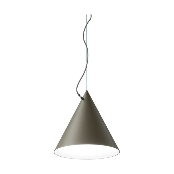 Castor hanglamp 40 cm - Olijfgrijs-donkergrijs-zwart - Noon