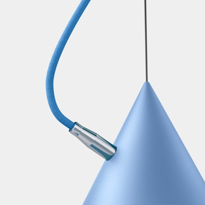 Castor hanglamp 40 cm - Pastelblauw-lichtblauw-zilver - Noon