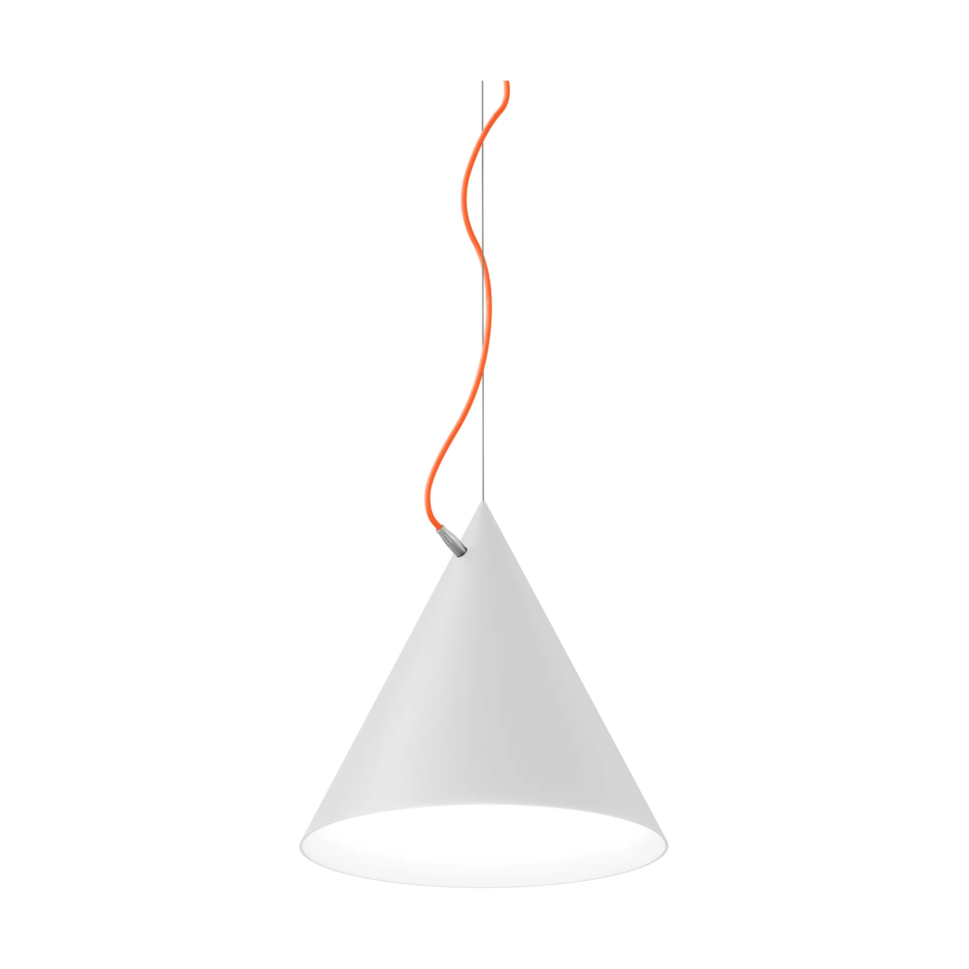 Castor hanglamp 40 cm, Wit-oranje-zilver Noon