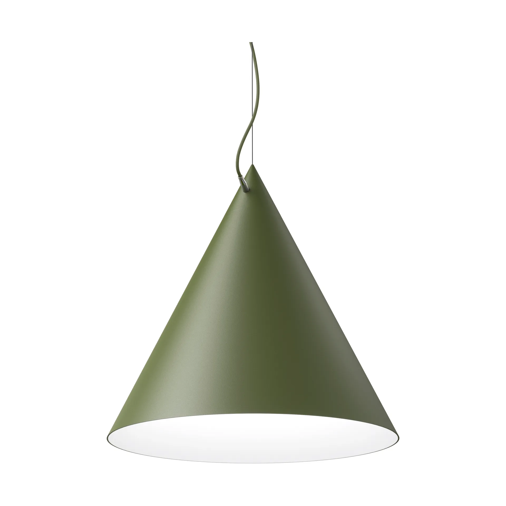 Castor hanglamp 60 cm, Militairgroen-groen-messing Noon