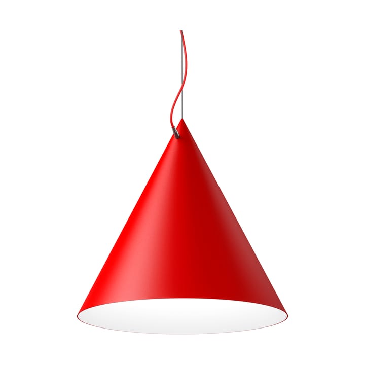 Castor hanglamp 60 cm - Rood-rood-zilver - Noon