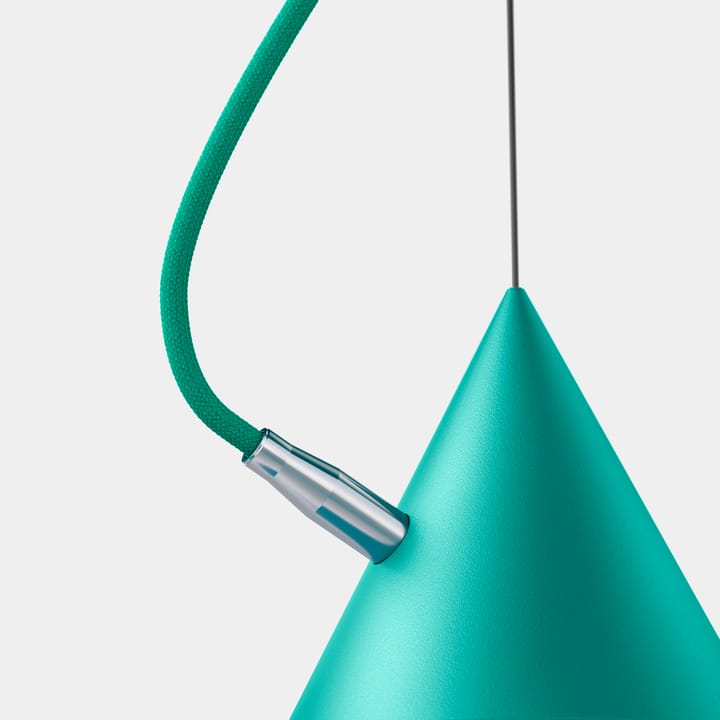 Castor hanglamp 60 cm, Turkoois-turkoois-zilver Noon