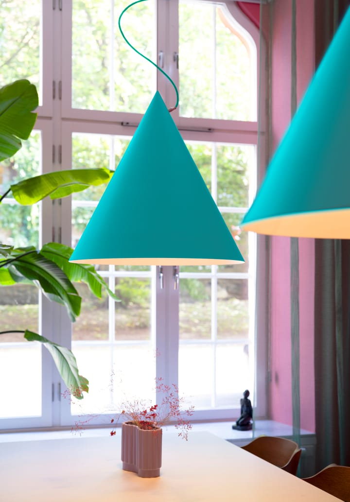 Castor hanglamp 60 cm, Turkoois-turkoois-zilver Noon