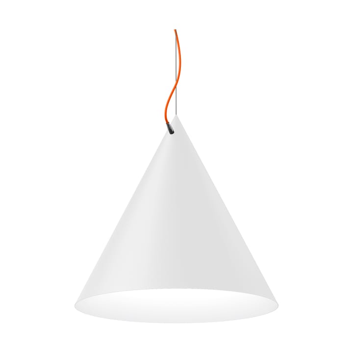 Castor hanglamp 60 cm - Wit-oranje-zilver - Noon