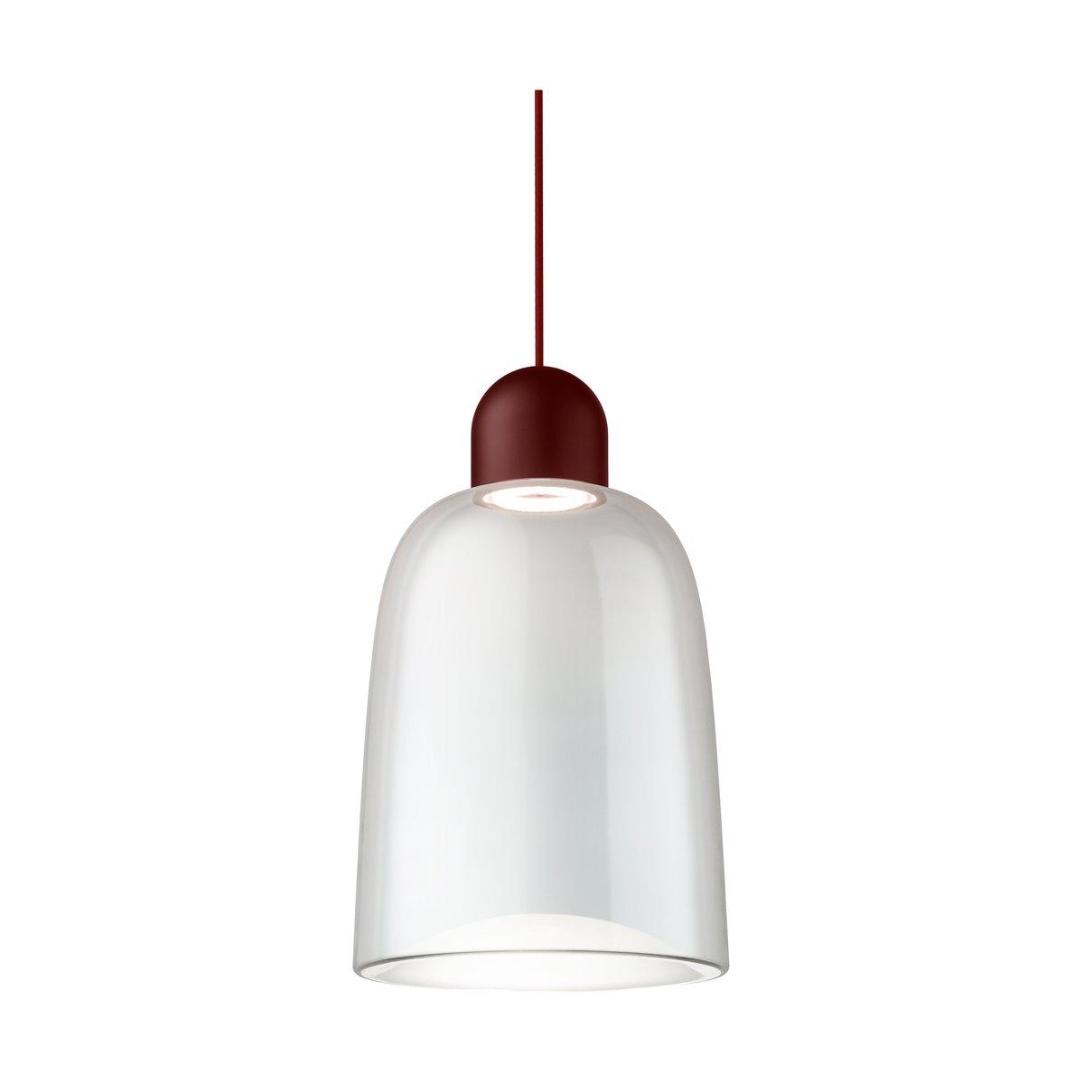 Noon Dia hanglamp 27 cm Bordeauxrood-donkerrood