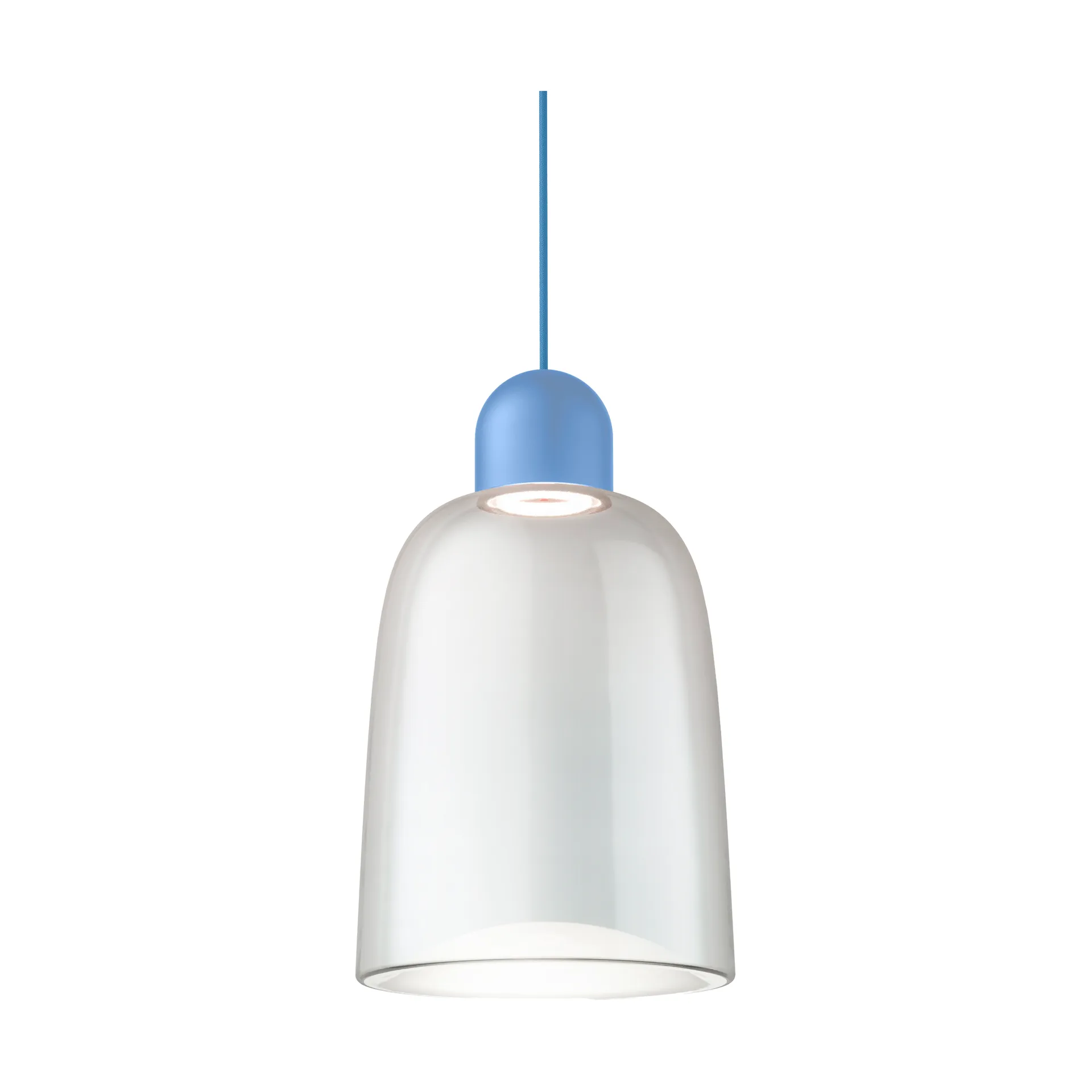 Dia hanglamp 27 cm, Pastelblauw-lichtblauw Noon