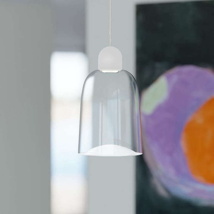 Dia hanglamp 27 cm, Wit-wit Noon