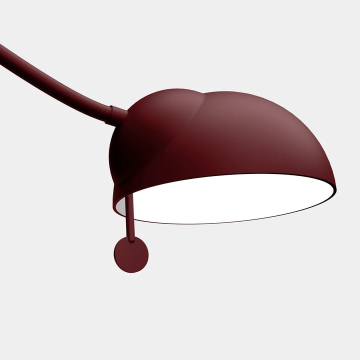 Juno wandlamp, Bordeauxrood-donkerrood Noon