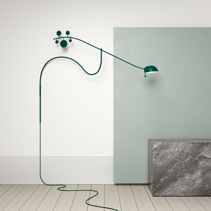 Juno wandlamp - British racing green-donkergroen - Noon