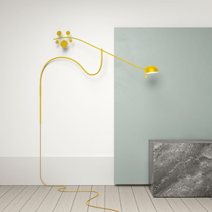 Juno wandlamp, Goudgeel-zwavelgeel Noon