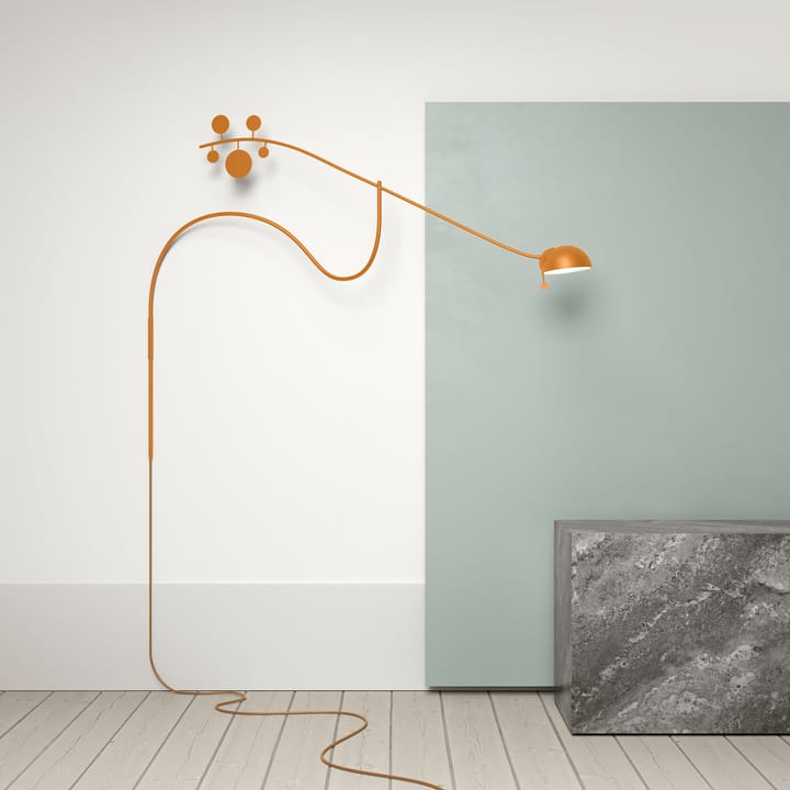 Juno wandlamp, Kastanjebruine okra Noon