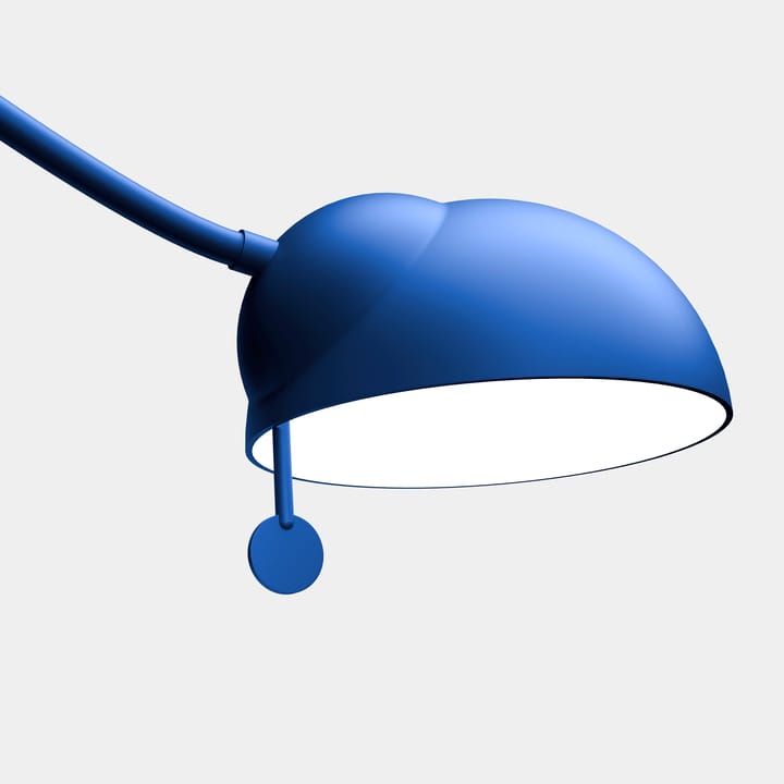 Juno wandlamp, Klaarblauw-rood Noon