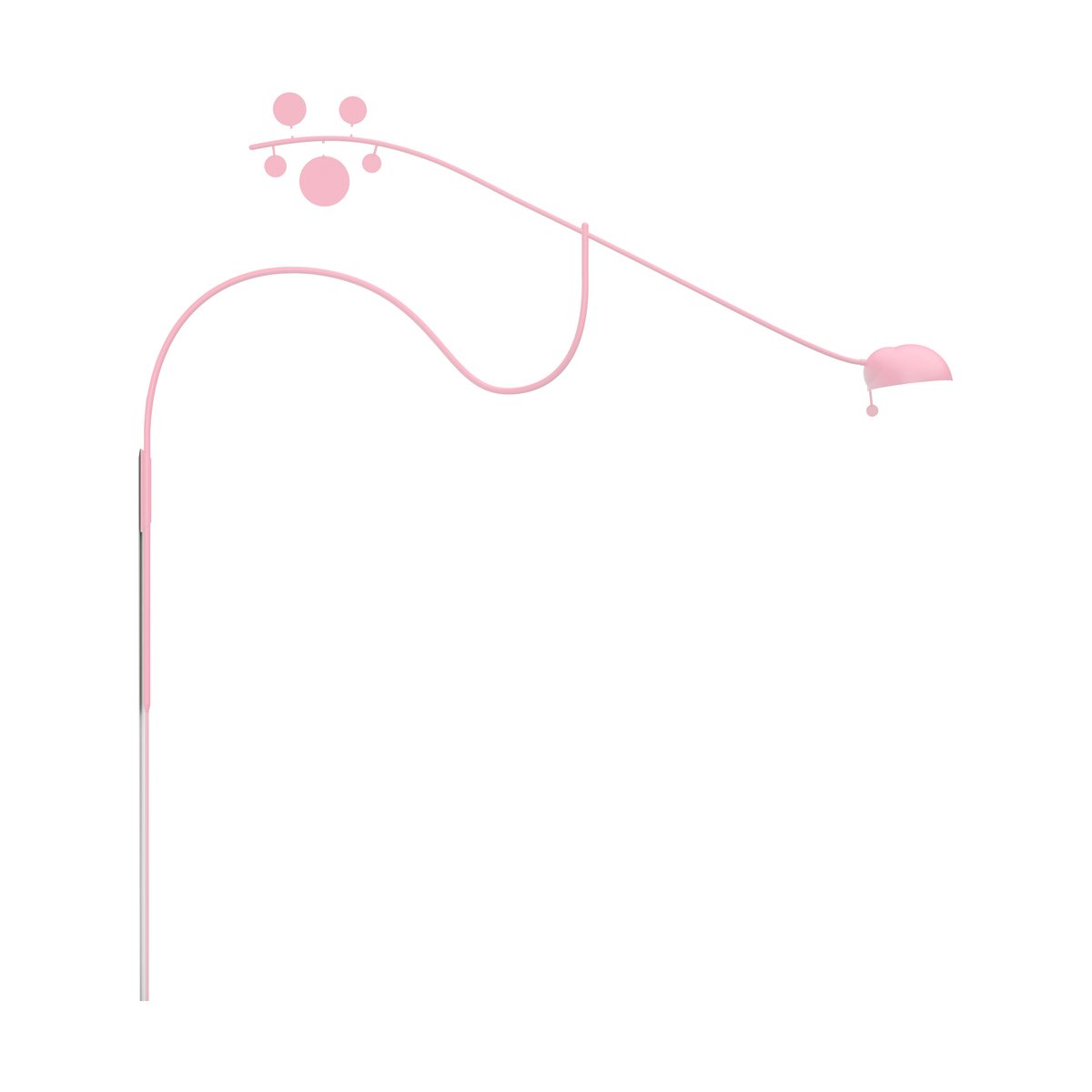 Noon Juno wandlamp Rosa-roze