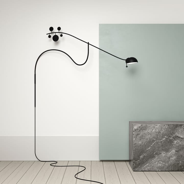 Juno wandlamp, Zwart-zwart Noon